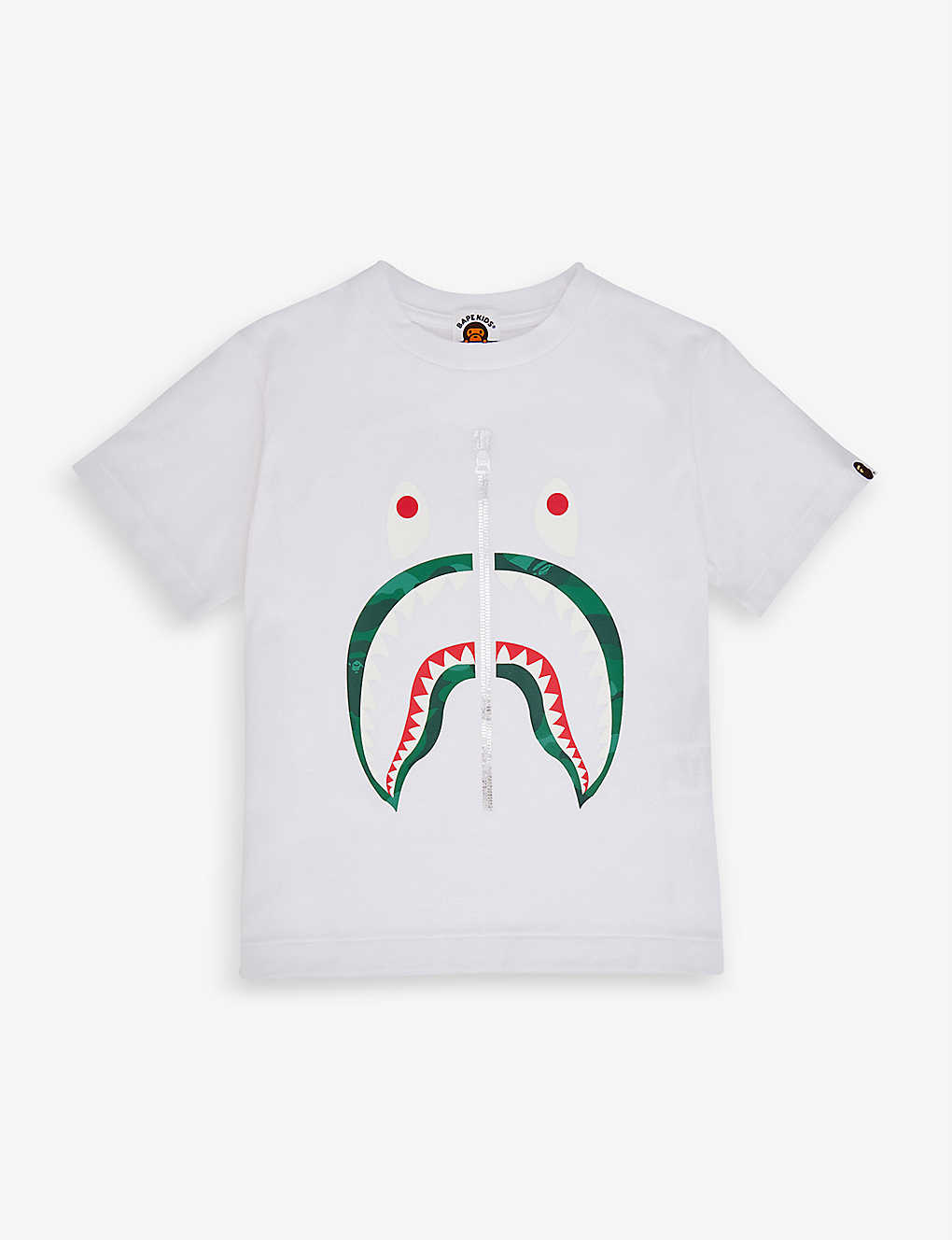 Cheap Camo Shark graphic-print cotton-jersey T-shirt 5-8 years A 